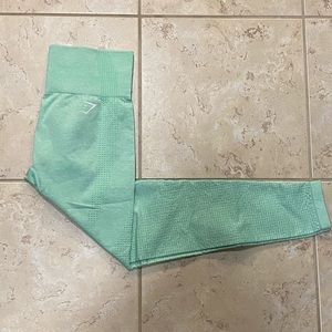 Green gymshark vital seamless leggings